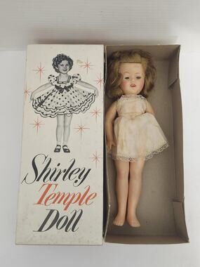 Vintage Ideal Shirley Temple Vinyl Doll in Original Box